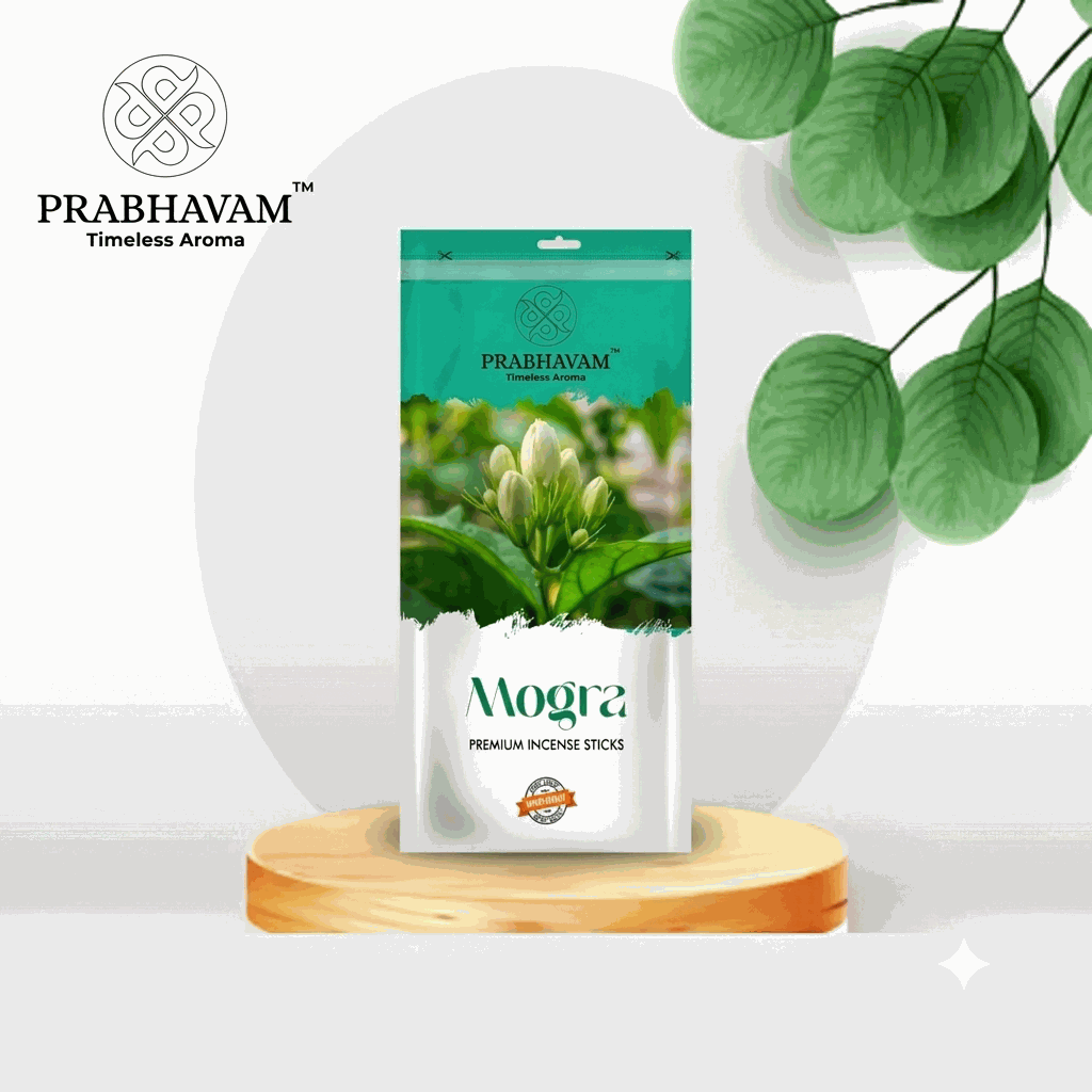 Mogra Incense Stick | Herbal | 100% Natural Bamboo | Aromatic | Eco-Friendly | Indian Incense
