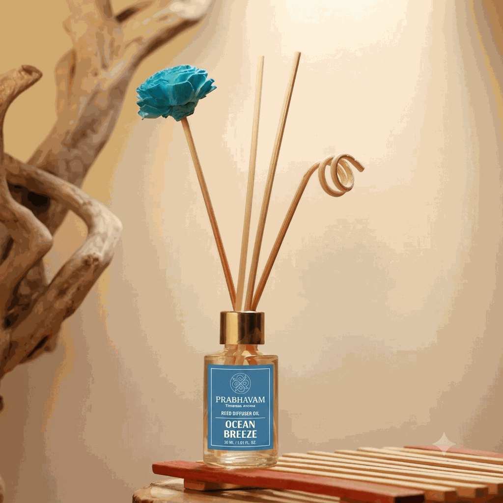 Reed Diffuser Discovery Pack – 30 ML | Ocean Breeze Fragrance | Eco-Friendly with Natural Rattan Sticks